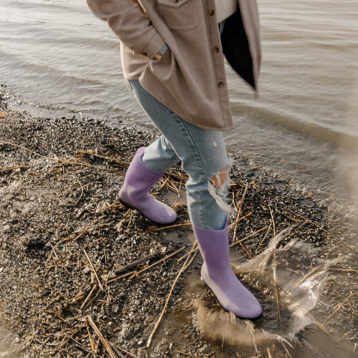 imageKamik Heidi2 Rain Boot Waterproof Rain Boots Cushy Comfort in Wellies EcoFriendly Recyclable Garden FootwearNew Red