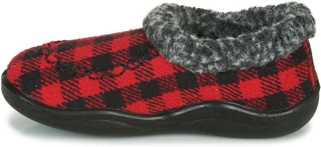 imageKamik Kids Cozycabin2 SlippersRedBlack