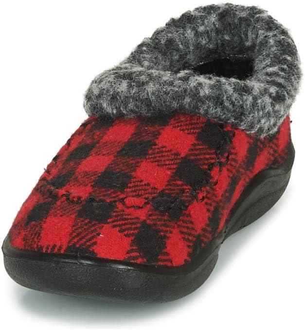 imageKamik Kids Cozycabin2 SlippersRedBlack