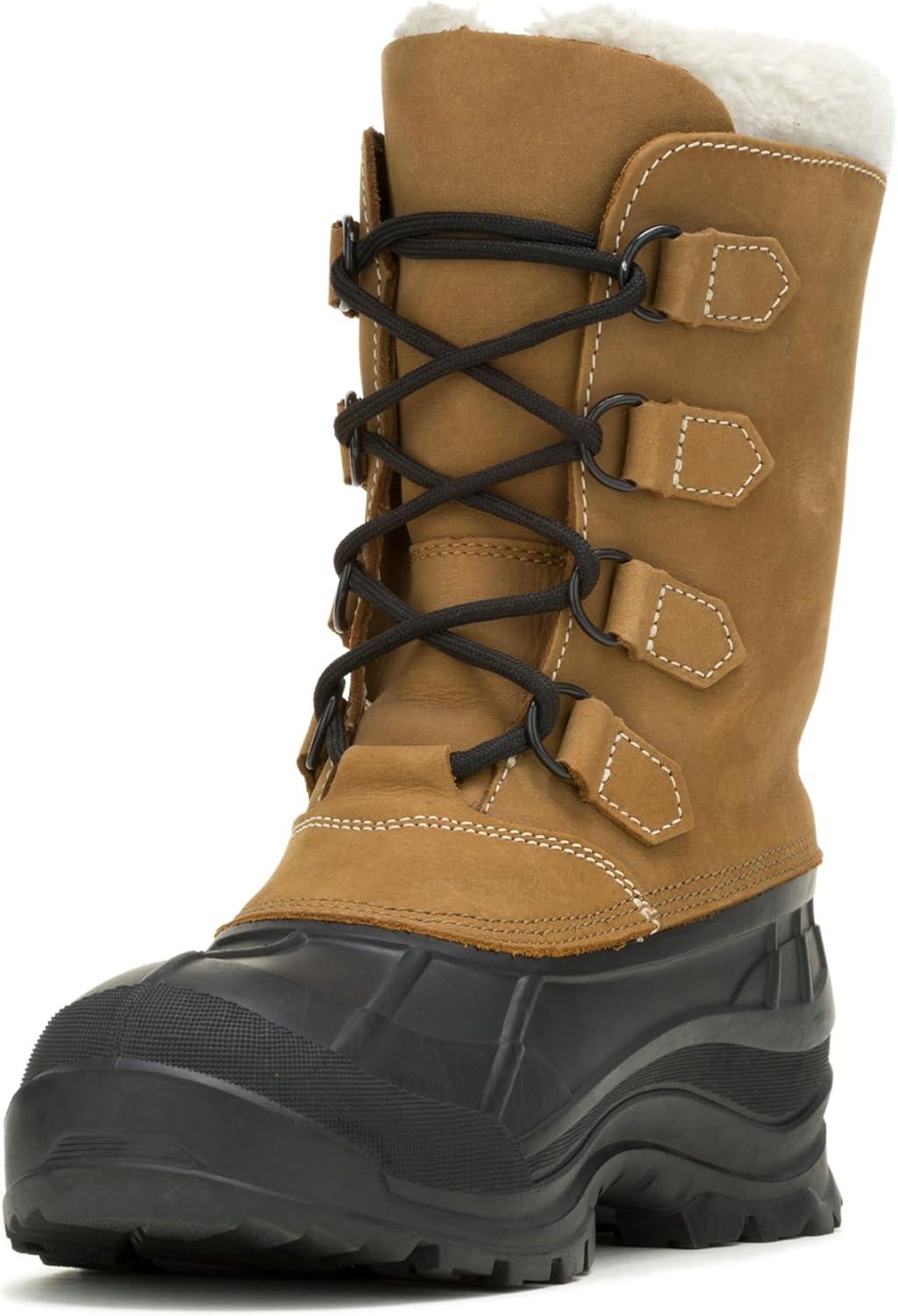 imageKamik Mens Alborg Cold Weather Snow Boot 40C Comfort rated Seam Sealed Waterproof HEAT MXTan