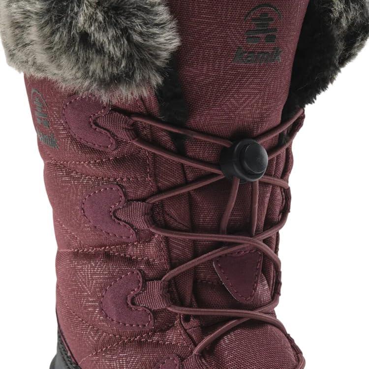 imageKamik Momentum 3 Insulated Snow Boots Waterproof Boots for Women Thermal Insulation ampamp Traction for Womens Winter ShoesBurgundy