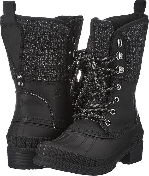 imageKamik Seinna 2 Snow Boots for Women Seamsealed Waterproof HEATMX Thermal Insulation Removable EVA InsoleBlack 2