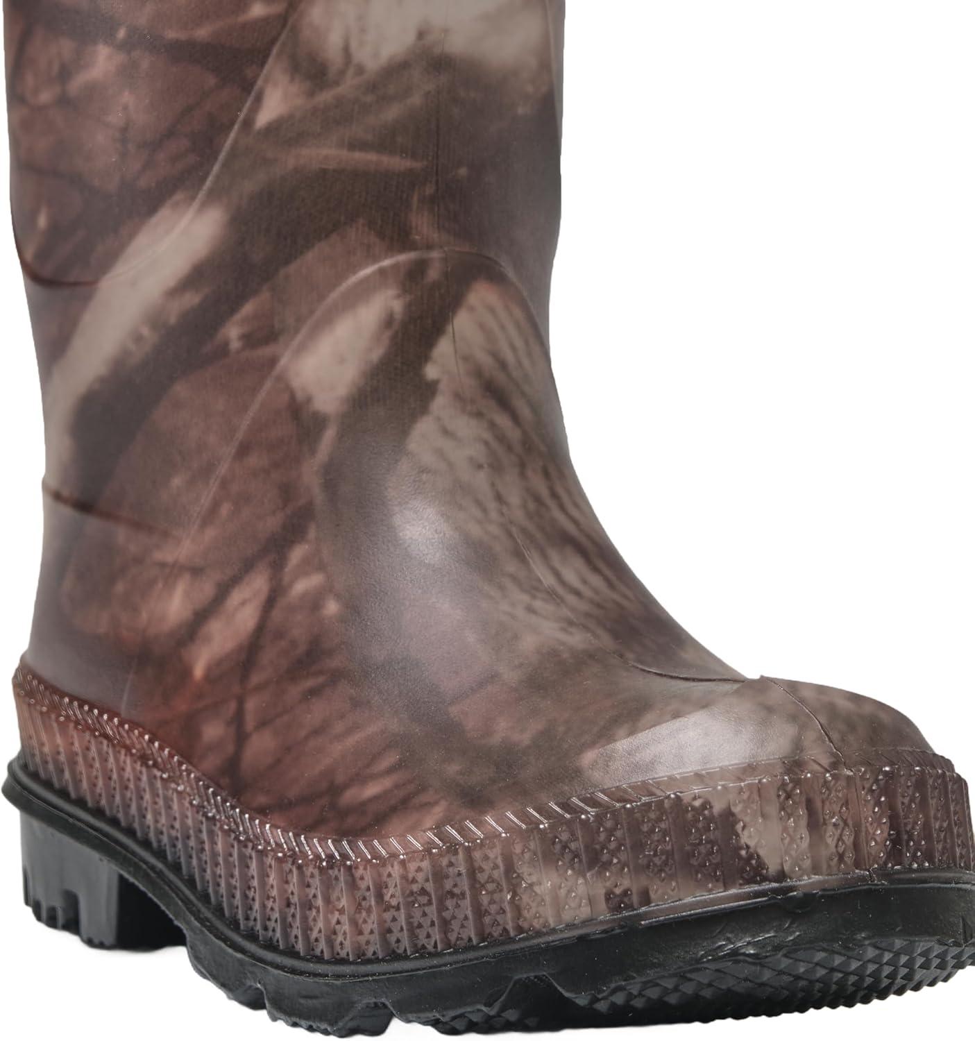 imageKamik Stomp Rain Boot for Kids Waterproof and Warm Felt FootbedCamouflage