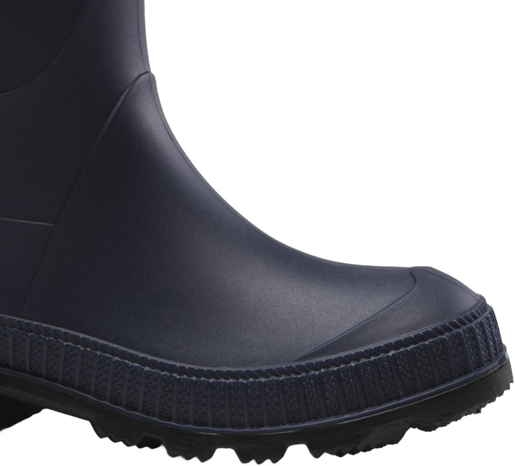 imageKamik Stomp Rain Boot for Kids Waterproof and Warm Felt FootbedNavyBlack