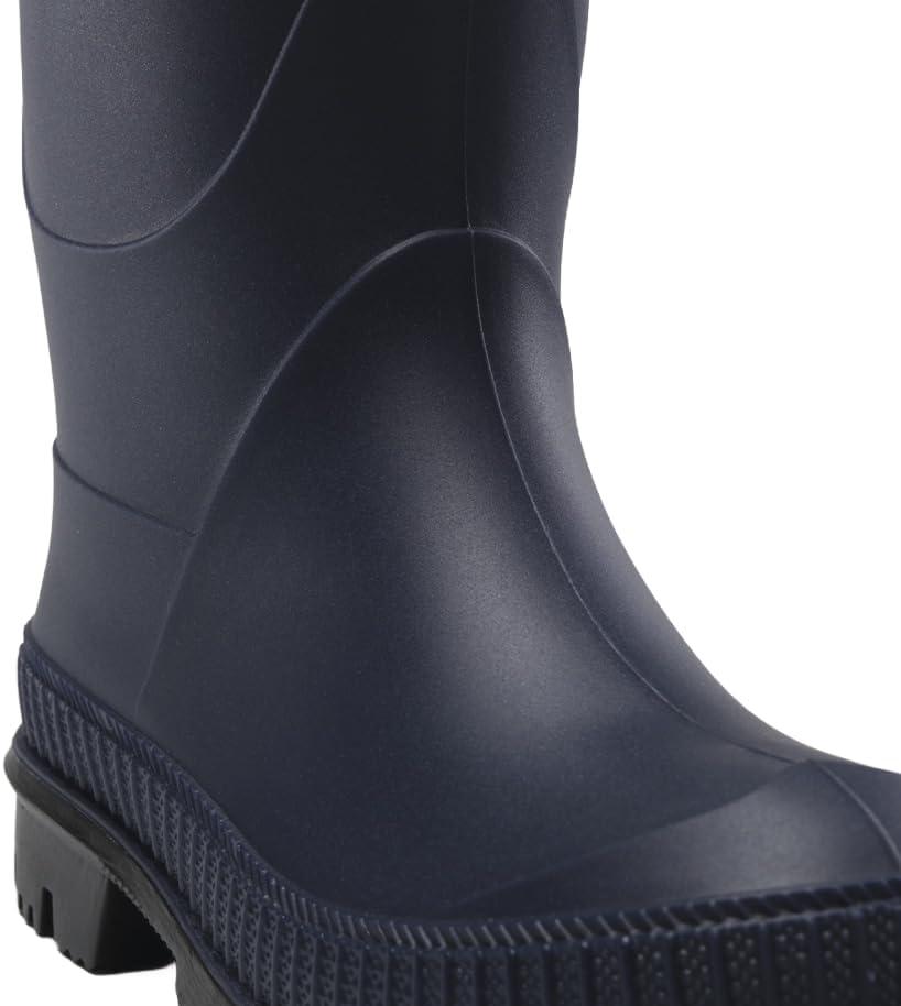 imageKamik Stomp Rain Boot for Kids Waterproof and Warm Felt FootbedNavyBlack