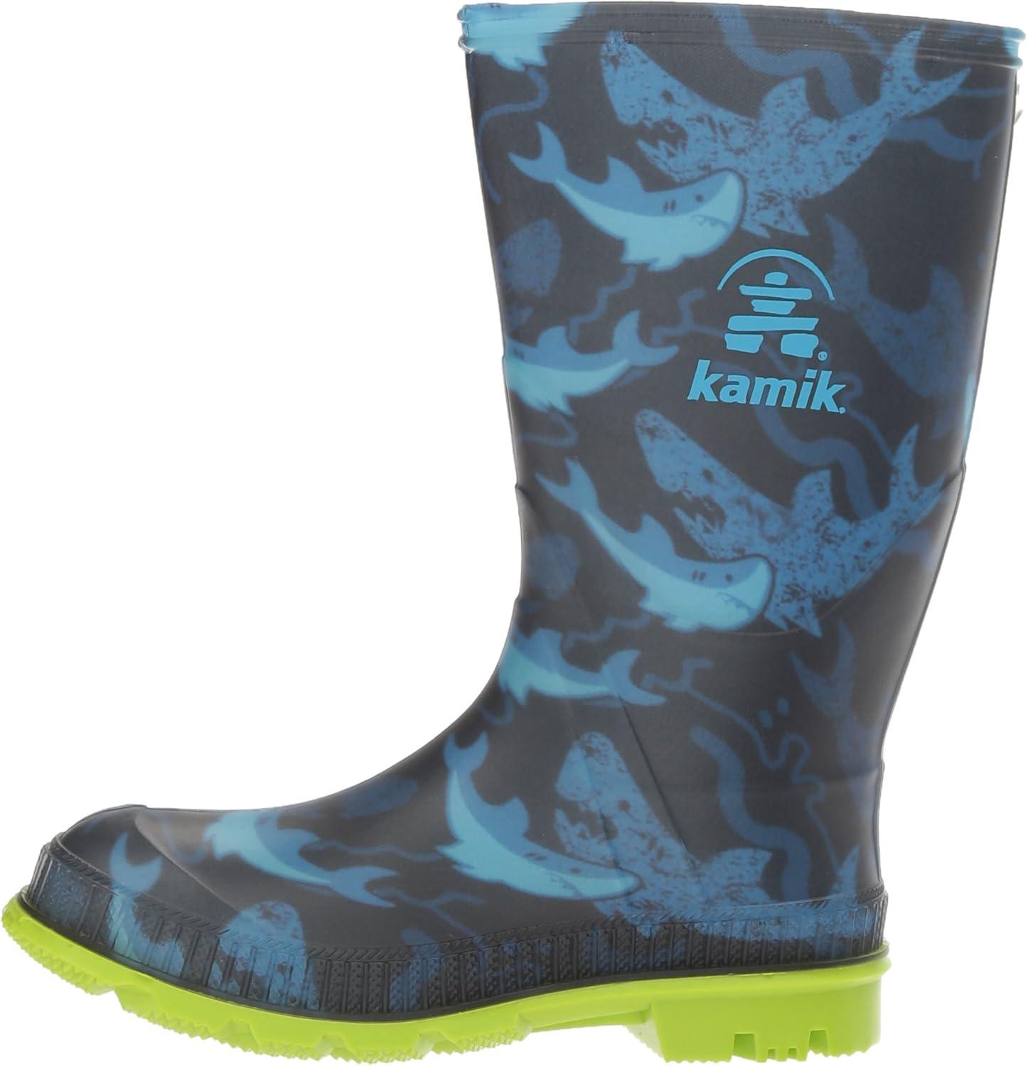 imageKamik UnisexChild Stomp2 Rain BootBlue