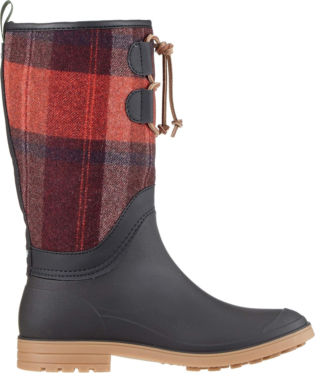 imageKamik Womens Abigail Rain BootsRed Plaid
