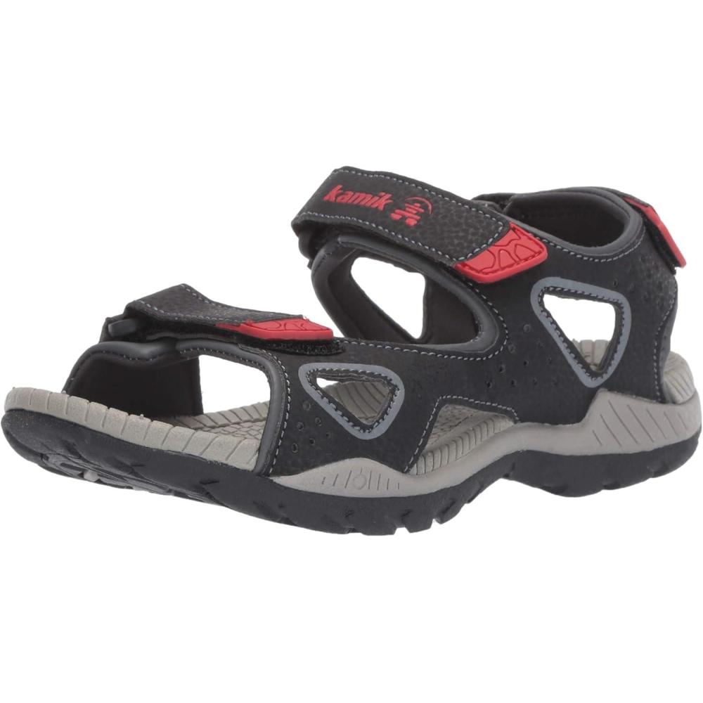 imageKamik Boys Fisherman Flat SandalBlack