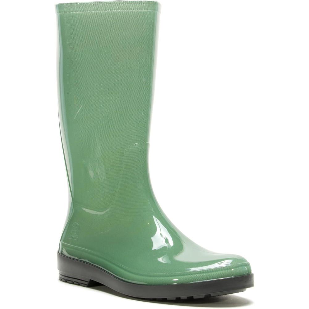 imageKamik Heidi2 Rain Boot Waterproof Rain Boots Cushy Comfort in Wellies EcoFriendly Recyclable Garden FootwearGreen