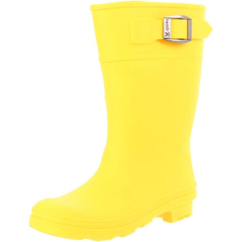 imageKamik Kids Raindrops Rain BootsYellow