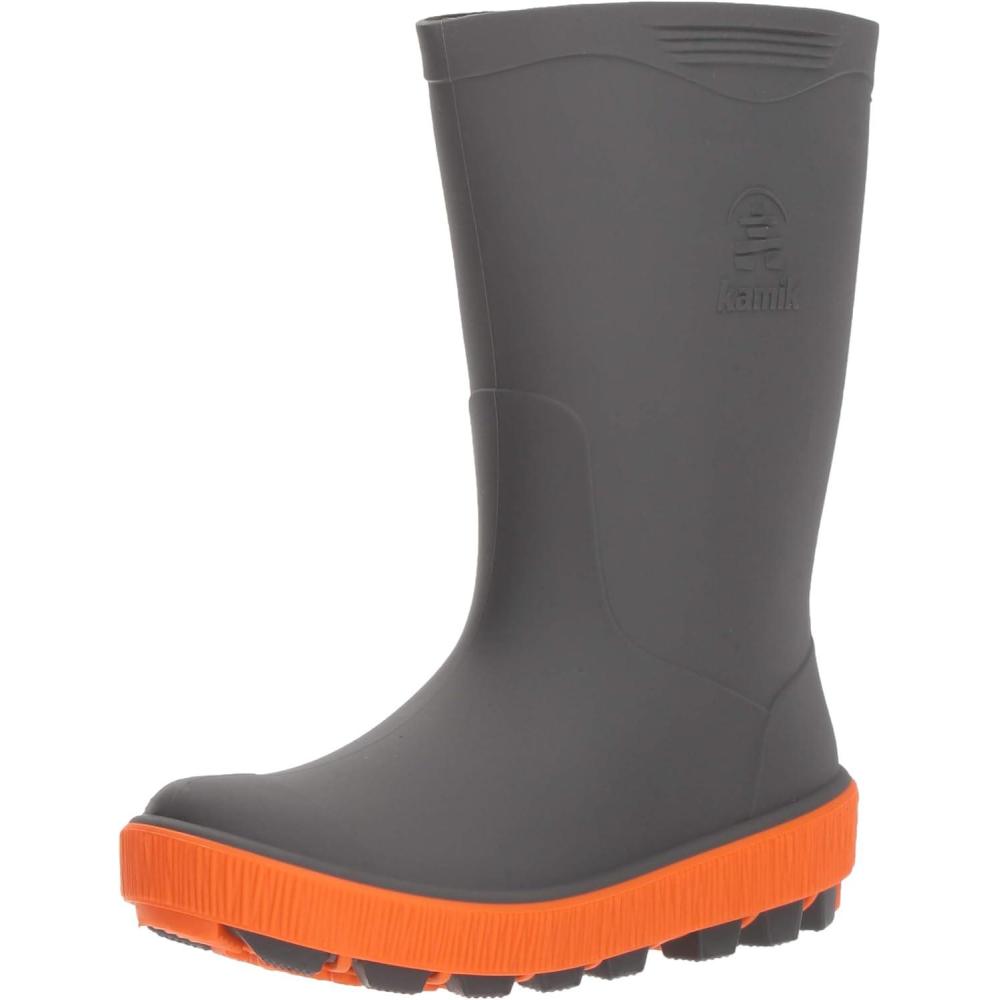 imageKamik Kids Riptide Rain BootsLilacPurpleCharcoal
