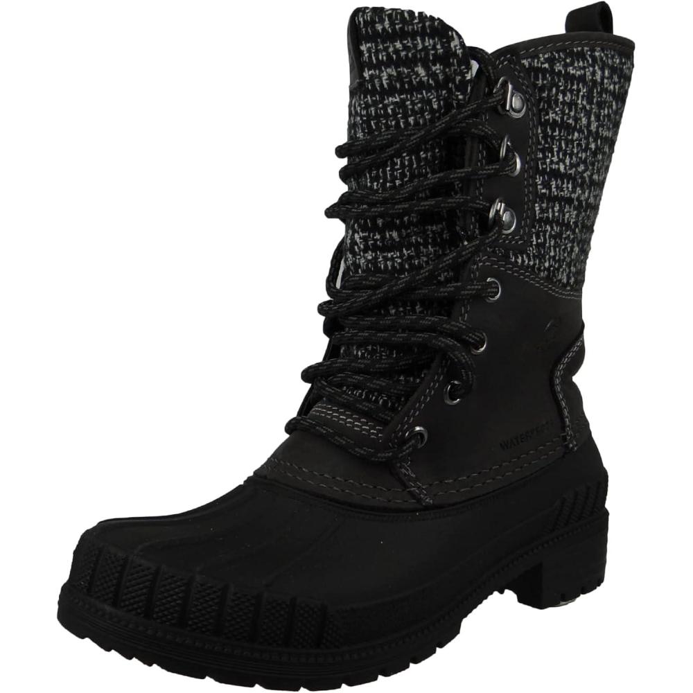 imageKamik Seinna 2 Snow Boots for Women Seamsealed Waterproof HEATMX Thermal Insulation Removable EVA InsoleCharcoal