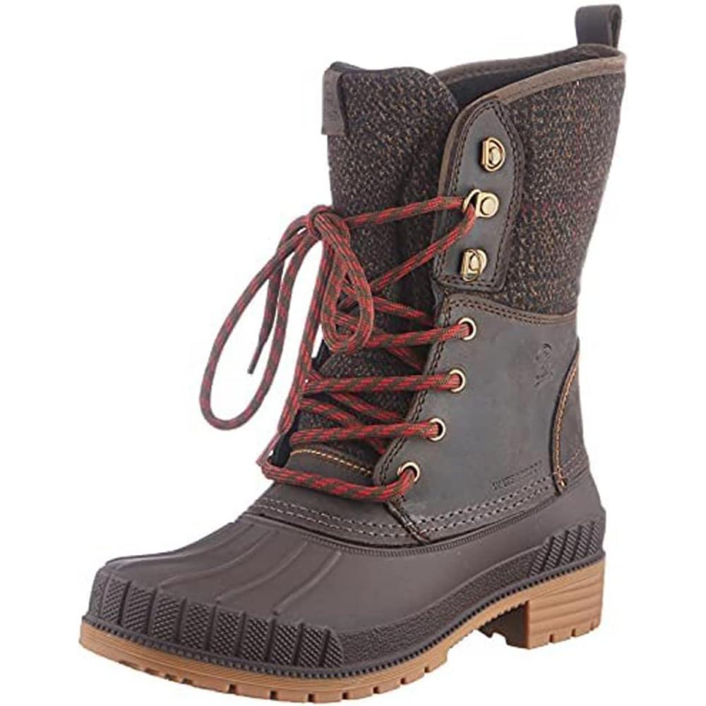 imageKamik Seinna 2 Snow Boots for Women Seamsealed Waterproof HEATMX Thermal Insulation Removable EVA InsoleDark Brown Dbn