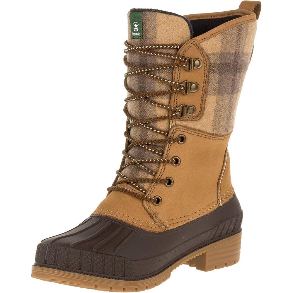 imageKamik Seinna 2 Snow Boots for Women Seamsealed Waterproof HEATMX Thermal Insulation Removable EVA InsoleTan