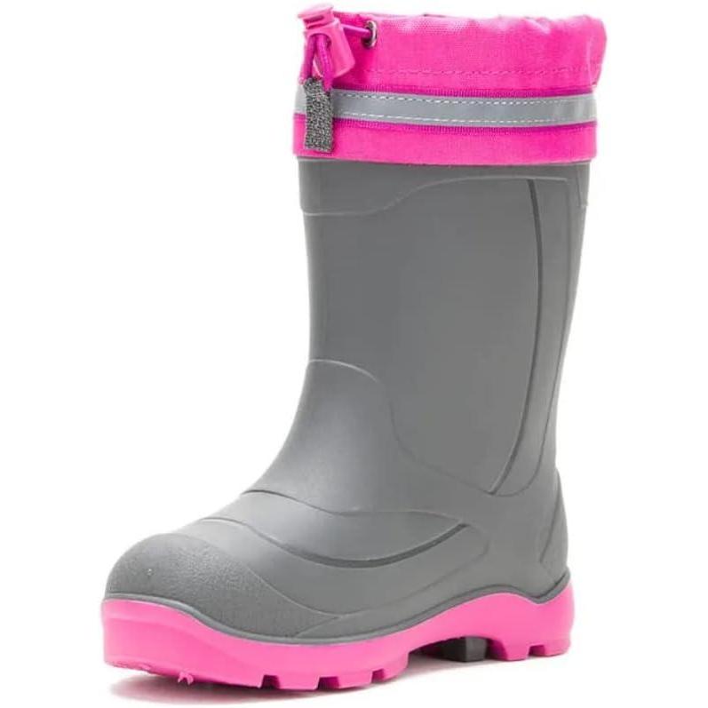 imageKamik UnisexChild Snobuster 3 Warm Waterproof Winter Boots SnowCharcoalMagenta
