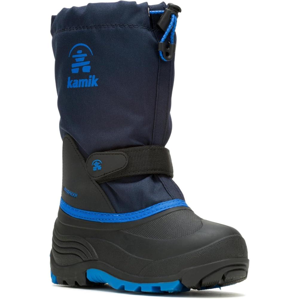imageKamik UnisexChild Waterbugw Snow BootNavyBlue