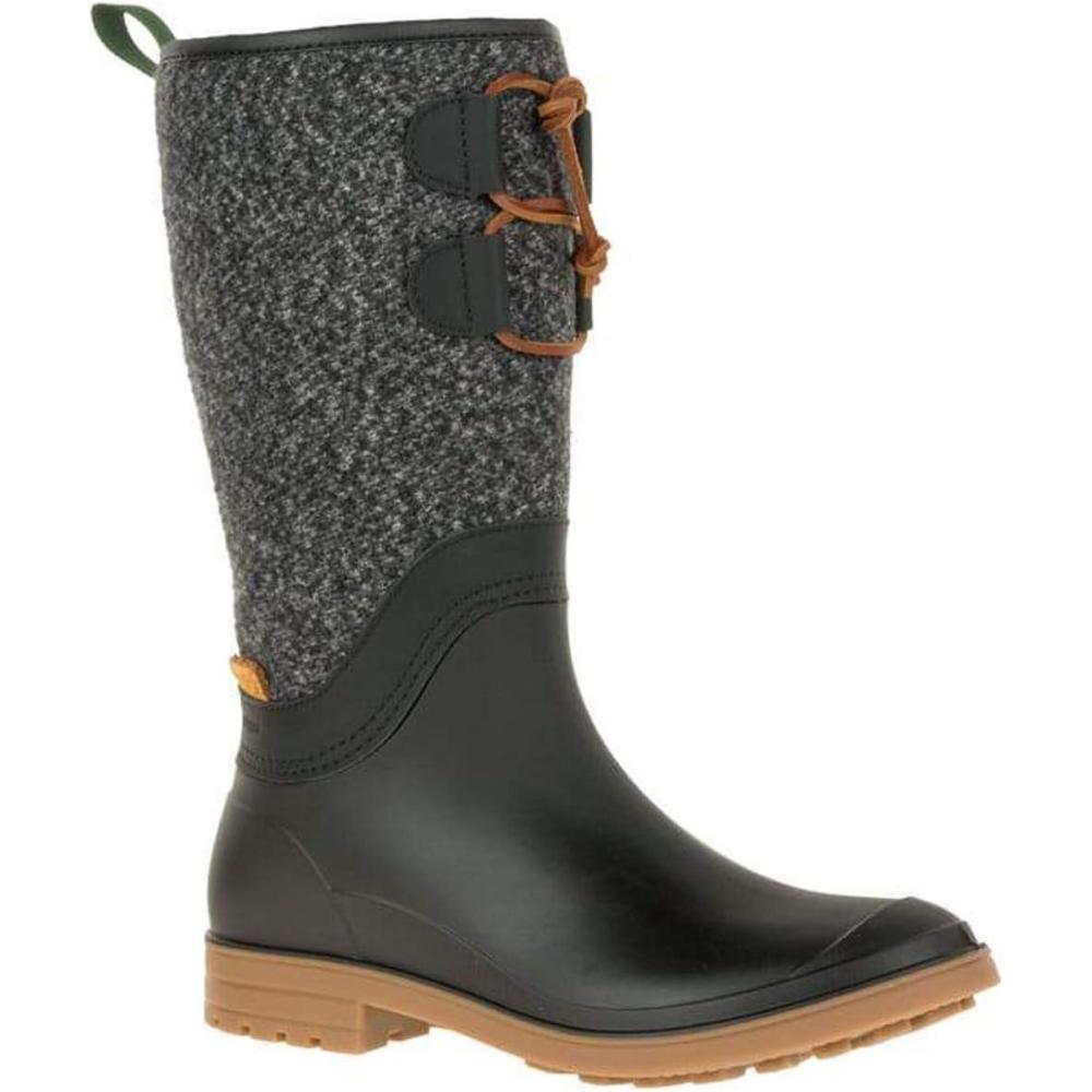 imageKamik Womens Abigail Rain BootsBlackWhite Pattern