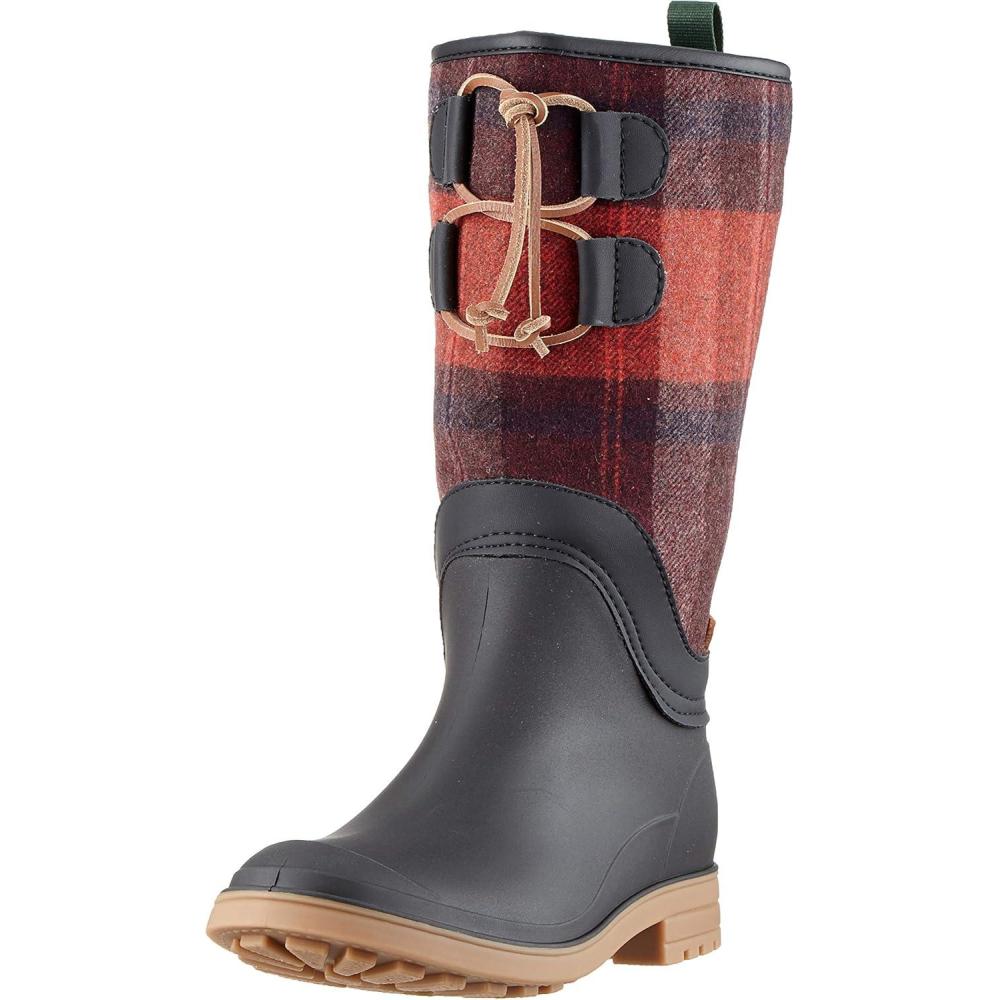 imageKamik Womens Abigail Rain BootsRed Plaid
