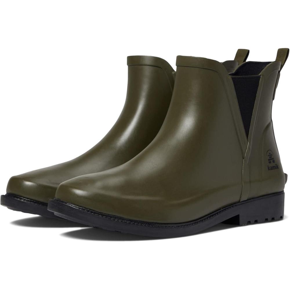 imageKamik Womens Chloe Lo Rain BootDark Olive