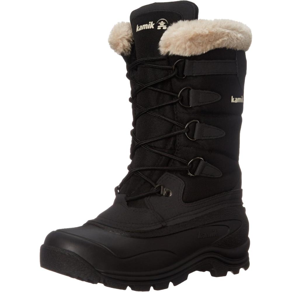 imageKamik Womens Shellback Insulated Winter BootWhiteBlack