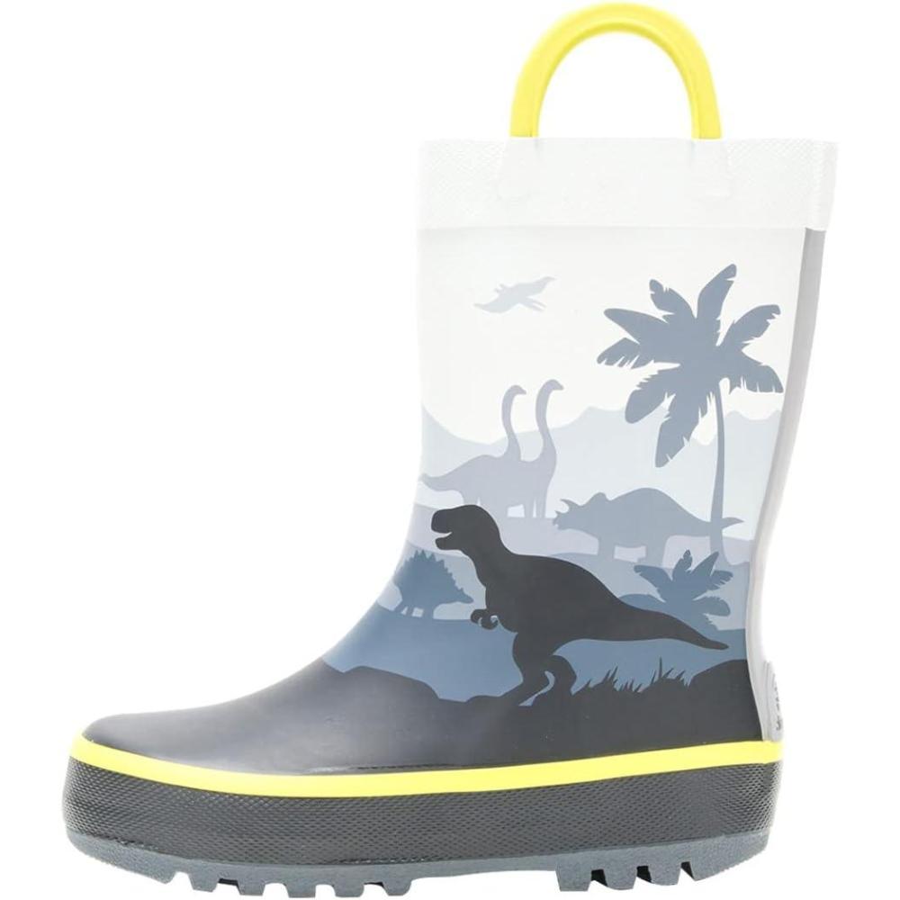 imageKamik Youth Dino Rain BootsGrey