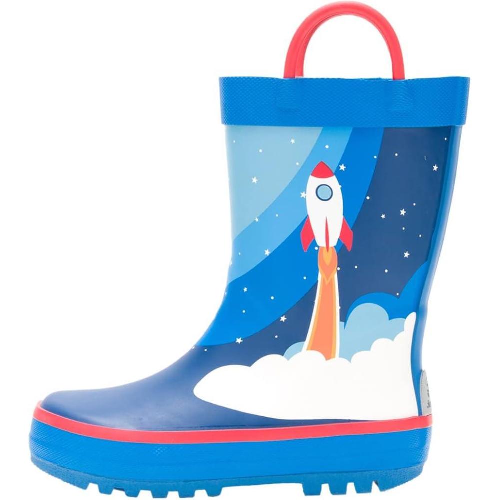 imageKamik Youth Rocketship Rain BootsBlue