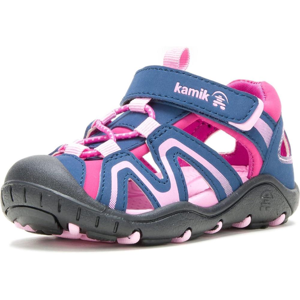 imageKamik boys Kick ToddlerLittle Big Kid Closed SandalsLight Navy