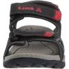Kamik Boy’s Fisherman Flat Sandal(Black)