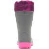 Kamik Kids’ Snobuster 2 Winter Boots(Black/Charcoal/Magenta)