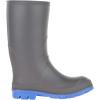 Kamik Kids Stomp Waterproof Rain Boots,Charcoal/Blue,13