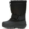 Kamik Rocket Insulated Snow Boots – Waterproof Upper for Kids Snow Boots – Adjustable Collar & Lace Lock(Black)