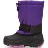 Kamik Rocket Insulated Snow Boots – Waterproof Upper for Kids Snow Boots – Adjustable Collar & Lace Lock(Purple/Orchid)