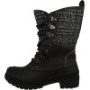 Kamik Seinna 2 Snow Boots for Women, Seam-sealed Waterproof, HEAT-MX Thermal Insulation, Removable EVA Insole(Charcoal)