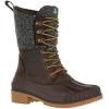 Kamik Seinna 2 Snow Boots for Women, Seam-sealed Waterproof, HEAT-MX Thermal Insulation, Removable EVA Insole(Dark Brown 2)