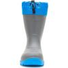 Kamik Snobuster 1 Kids’ Snow Boots, Waterproof, Thermal Liner & Adjustable Snow Collar(Charcoal/Blue)