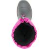 Kamik Snobuster 1 Kids’ Snow Boots, Waterproof, Thermal Liner & Adjustable Snow Collar(Charcoal/Magenta)