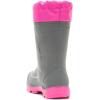 Kamik Snobuster 1 Kids’ Snow Boots, Waterproof, Thermal Liner & Adjustable Snow Collar(Charcoal/Magenta)