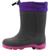 Kamik Snobuster 1 Kids’ Snow Boots, Waterproof, Thermal Liner & Adjustable Snow Collar(Purple/Magenta)