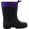Kamik Snobuster 1 Kids’ Snow Boots, Waterproof, Thermal Liner & Adjustable Snow Collar(Purple/Navy)