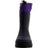 Kamik Snobuster 1 Kids’ Snow Boots, Waterproof, Thermal Liner & Adjustable Snow Collar(Purple/Navy)