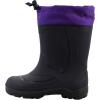 Kamik Snobuster 1 Kids’ Snow Boots, Waterproof, Thermal Liner & Adjustable Snow Collar(Purple/Navy)
