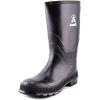 Kamik Stomp Rain Boot for Kids – Waterproof and Warm Felt Footbed(Black)