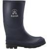 Kamik Stomp Rain Boot for Kids – Waterproof and Warm Felt Footbed(Navy/Black)