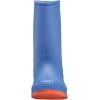 Kamik Stomp Rain Boot for Kids – Waterproof and Warm Felt Footbed(Strong Blue/Orange)