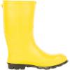 Kamik Stomp Rain Boot for Kids – Waterproof and Warm Felt Footbed(Yellow/Black Sole)