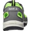Kamik Unisex Kid’s Closed Sandals, 14 Little Kid(Grey Charcoal Lime Cl2)