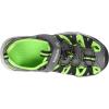 Kamik Unisex Kid’s Closed Sandals, 14 Little Kid(Grey Charcoal Lime Cl2)