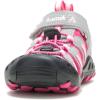 Kamik Unisex-Child Crab Sport Sandal(Grey/Pink)