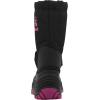 Kamik Unisex-Child Waterbugw Snow Boot, Black/Pink, 10 M US