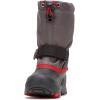 Kamik Unisex-Child Waterbugwide(Charcoal/Red)